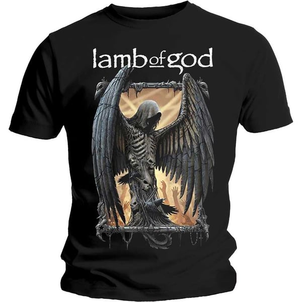 Lamb Of God Unisex T-Shirt: Winged Death (Small)