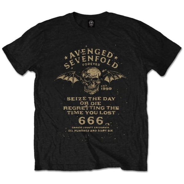 Avenged Sevenfold Unisex T-Shirt: Seize the Day (Small)