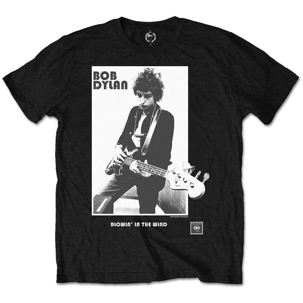 Bob Dylan Unisex T-Shirt: Blowing in the Wind (Small)