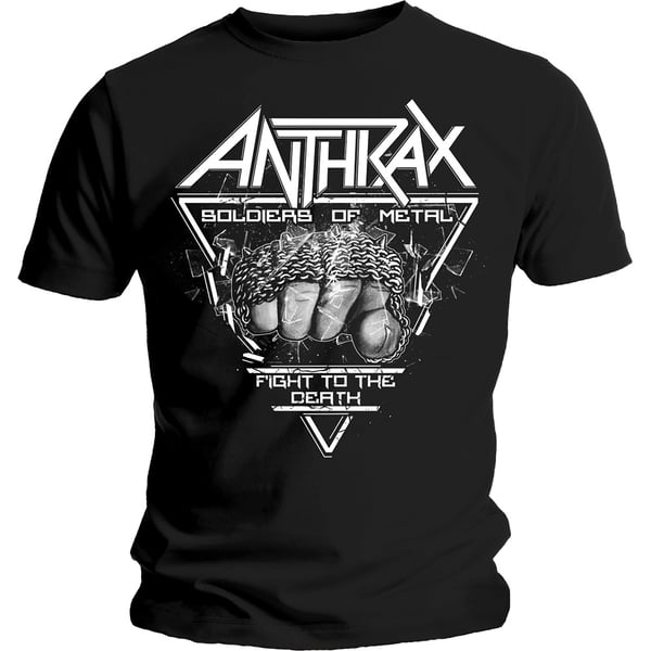 Anthrax Unisex T-Shirt: Soldier of Metal FTD (Small)