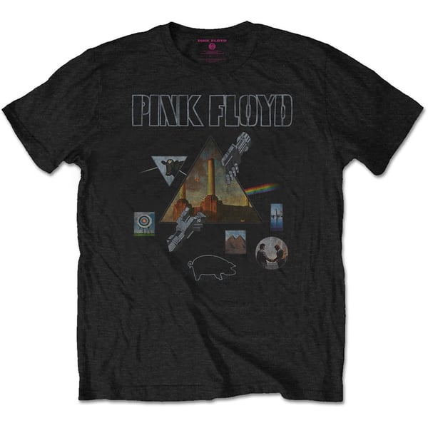 Pink Floyd Unisex T-Shirt: Montage (Small)