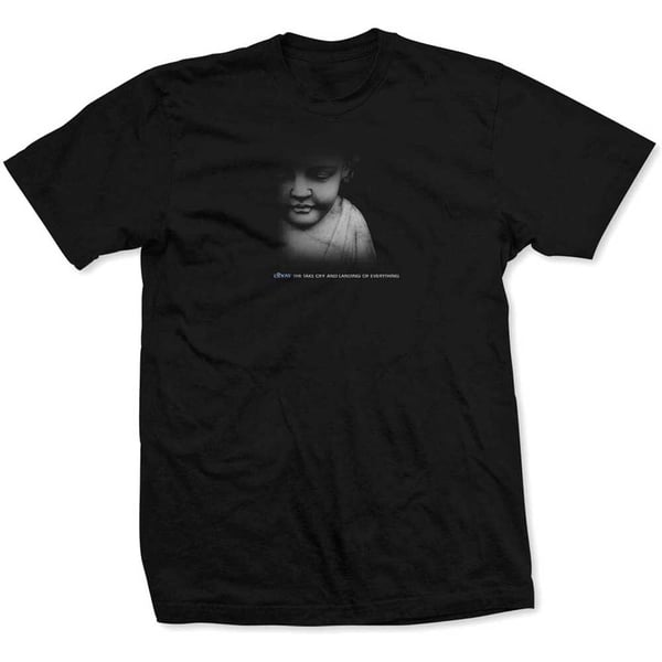 Elbow Unisex T-Shirt: The Take Off and Landing of Everything B&W (Small)