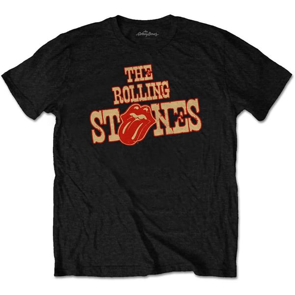 The Rolling Stones Unisex T-Shirt: Wild West Logo (Small)