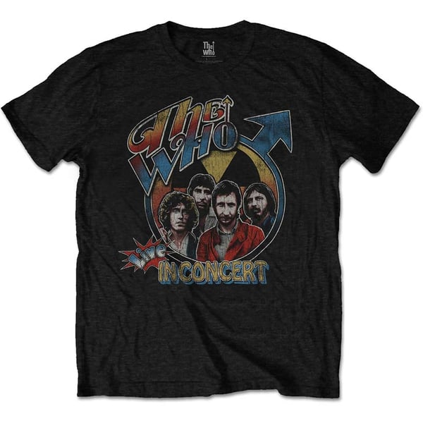 The Who Unisex T-Shirt: Live in Concert (Small)