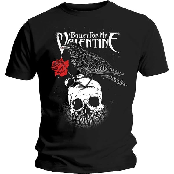 Bullet For My Valentine Unisex T-Shirt: Raven (Small)
