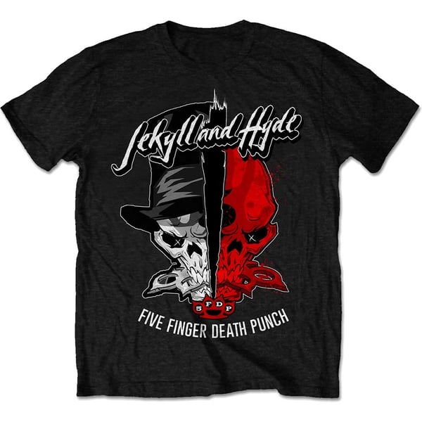 Five Finger Death Punch Unisex T-Shirt: Jekyll & Hyde (Small)