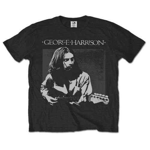 George Harrison Unisex T-Shirt: Live Portrait (Small)