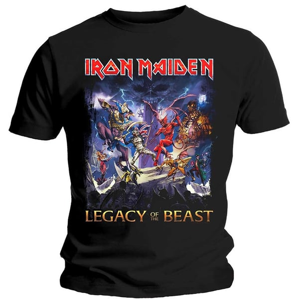 Iron Maiden Unisex T-Shirt: Legacy of the Beast (Medium)