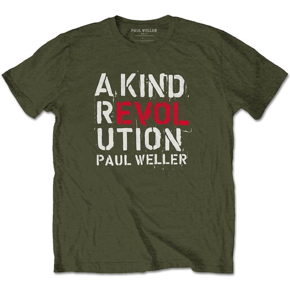 Paul Weller Unisex T-Shirt: A Kind Revolution (Medium)