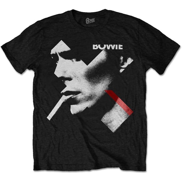 David Bowie Unisex T-Shirt: X Smoke Red (Medium)