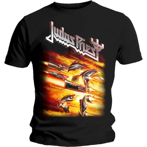Judas Priest Unisex T-Shirt: Firepower (Medium)