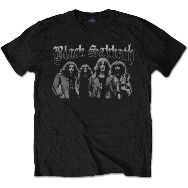 Black Sabbath Unisex T-Shirt: Greyscale Group (Medium)