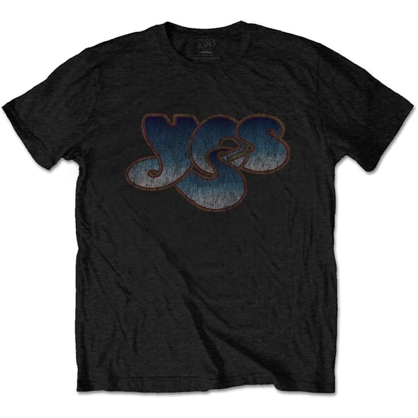 Yes Unisex T-Shirt: Vintage Logo (Medium)
