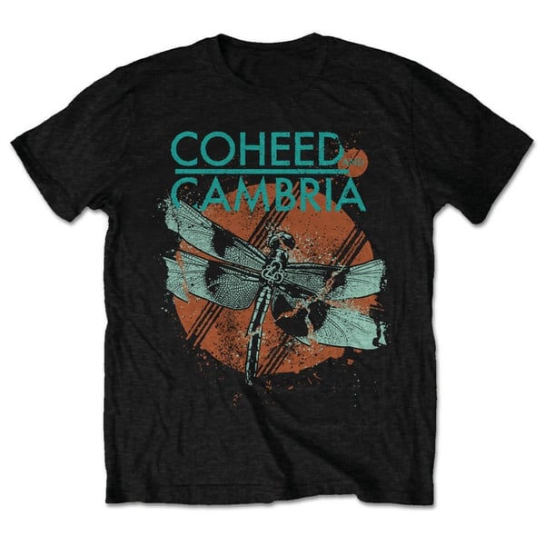 Coheed And Cambria Unisex T-Shirt: Dragonfly (Large)