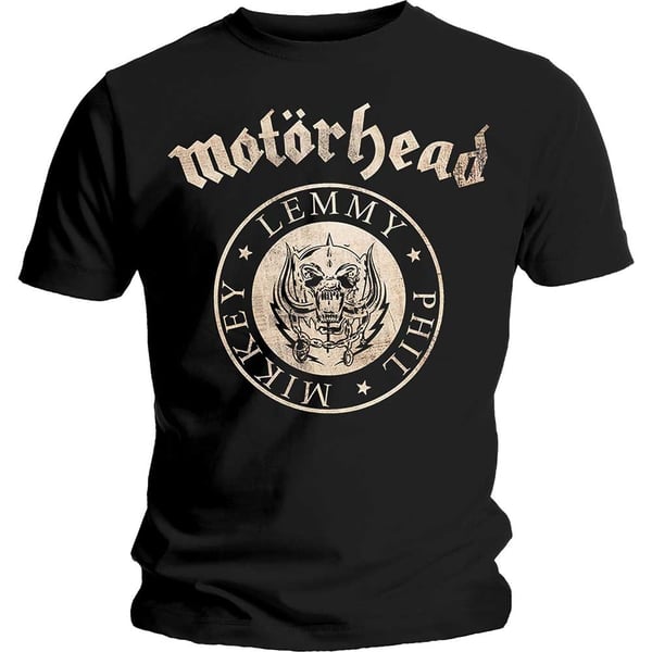 Motorhead Unisex T-Shirt: Undercover Seal Newsprint (Large)