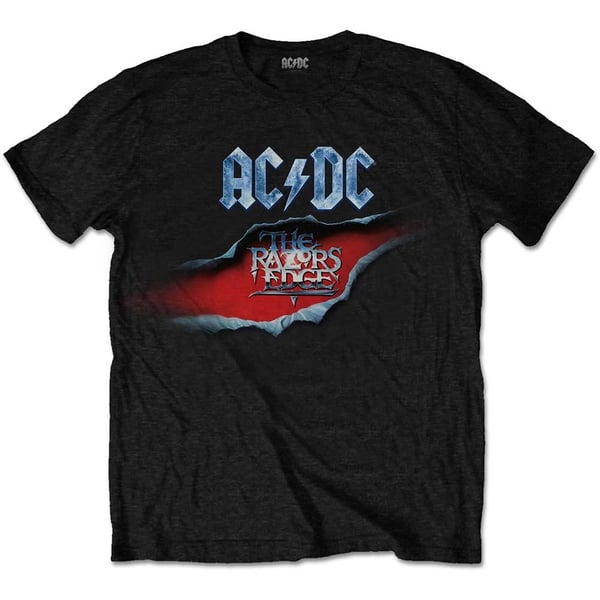 AC/DC Unisex T-Shirt: The Razors Edge (Large)
