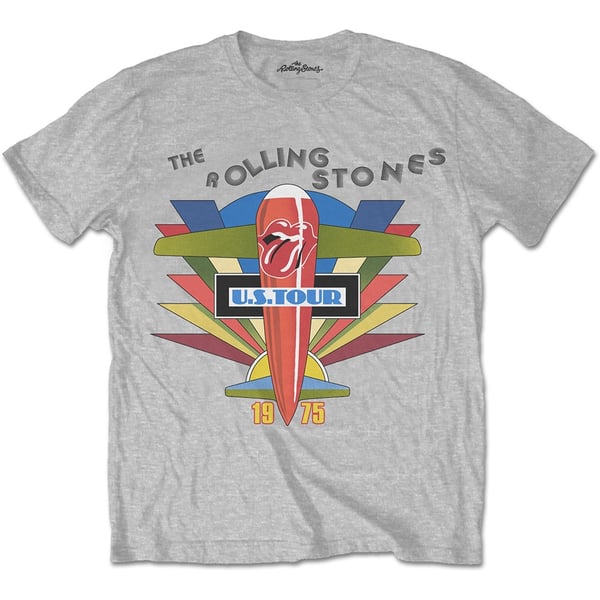 The Rolling Stones Unisex T-Shirt: Retro US Tour 1975 (X-Large)