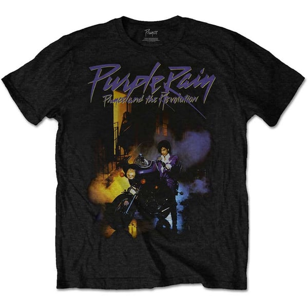Prince Unisex T-Shirt: Purple Rain (X-Large)