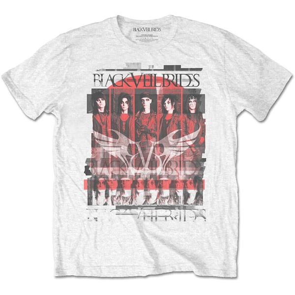 Black Veil Brides Unisex T-Shirt: Group Scatter (X-Large)