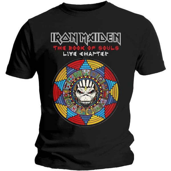 Iron Maiden Unisex T-Shirt: Book of Souls Live Chapter (X-Large)