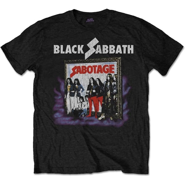 Black Sabbath Unisex T-Shirt: Sabotage Vintage (X-Large)