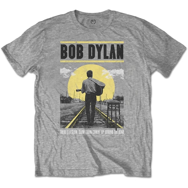Bob Dylan Unisex T-Shirt: Slow Train (X-Large)