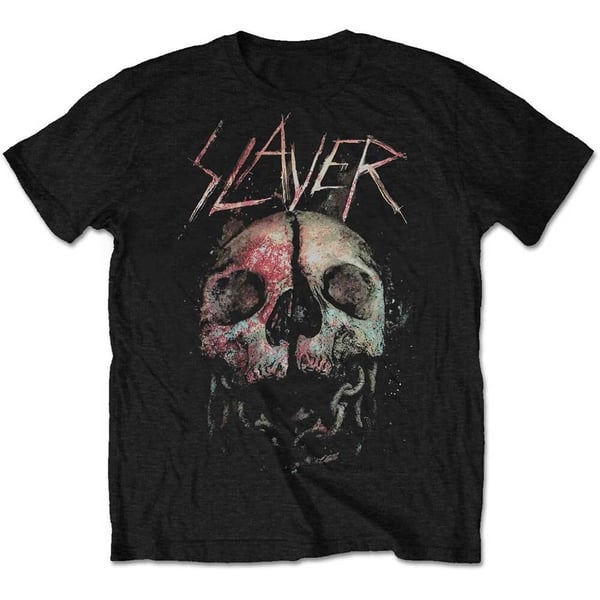 Slayer Unisex T-Shirt: Cleaved Skull (X-Large)