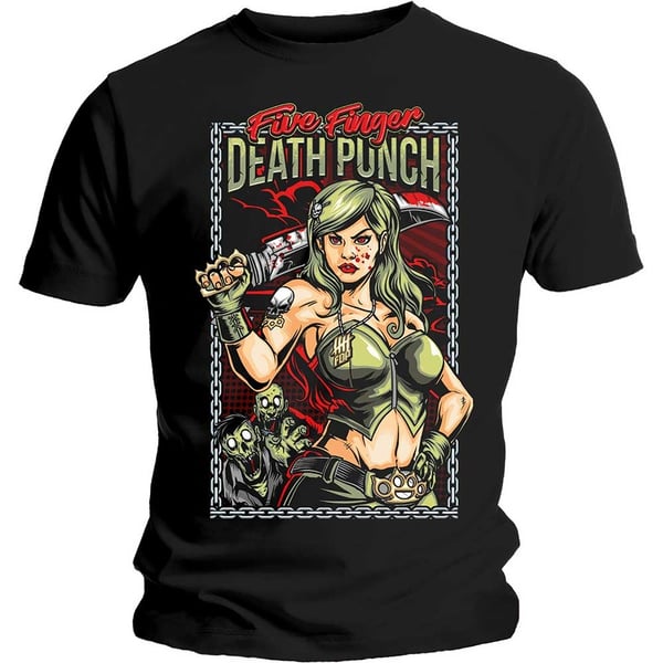 Five Finger Death Punch Unisex T-Shirt: Assassin (XX-Large)