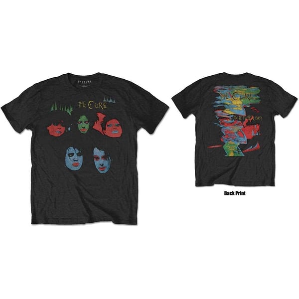 The Cure Unisex T-Shirt: In Between Days (Back Print) (XX-Large)