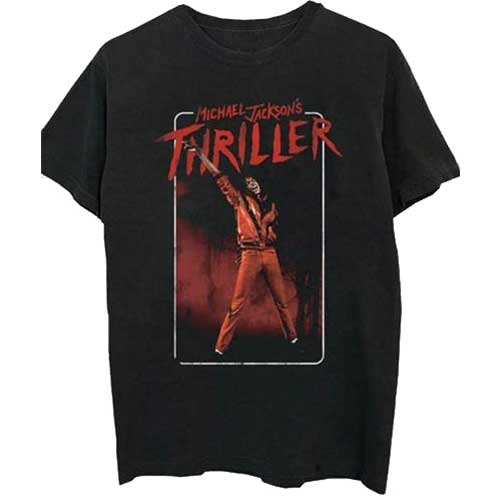 Michael Jackson Unisex T-Shirt: Thriller White Red Suit (XX-Large)