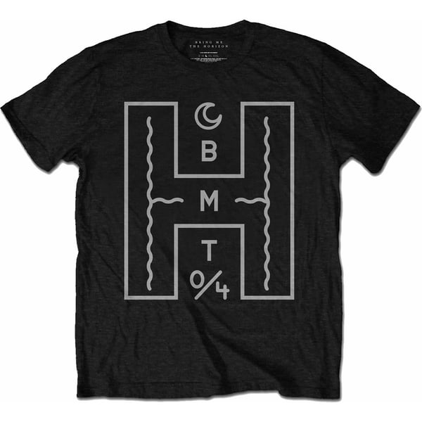 Bring Me The Horizon Unisex T-Shirt: The H (Back Print) (Large)
