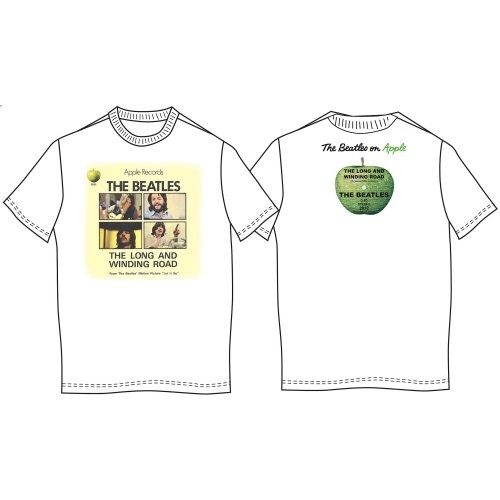 The Beatles Unisex T-Shirt: Long & Winding Road (Back Print) (X-Large)
