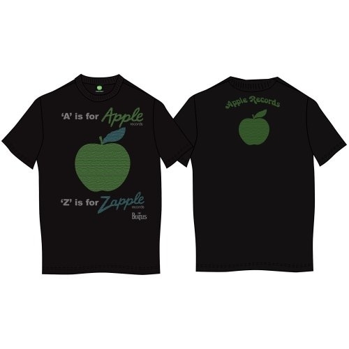 The Beatles Unisex T-Shirt: A is for Apple (Back Print) (X-Large)