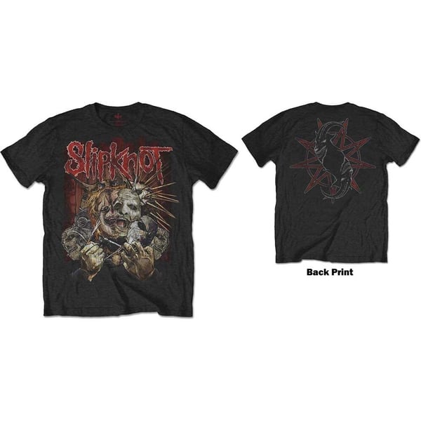 Slipknot Unisex T-Shirt: Torn Apart (Back Print) (Large)