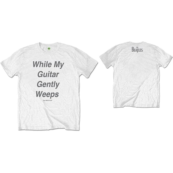 The Beatles Unisex T-Shirt: My Guitar Gently Weeps (Back Print) (X-Large)