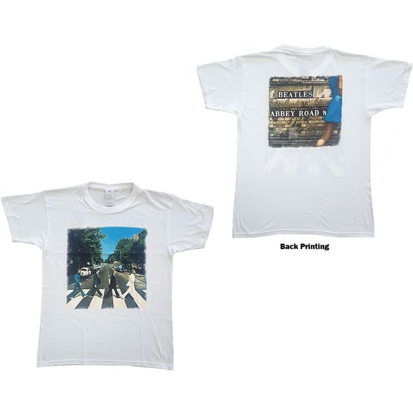 The Beatles Unisex T-Shirt: Abbey Road (Back Print) (XX-Large)