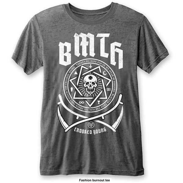 Bring Me The Horizon Unisex Burn Out T-Shirt: Crooked Young (XX-Large)