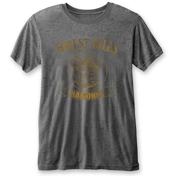 Ramones Unisex Burn Out T-Shirt: Forest Hills (XX-Large)