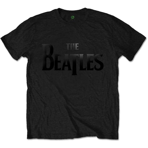 The Beatles Unisex T-Shirt: Drop T Logo (Gloss Print) (XX-Large)