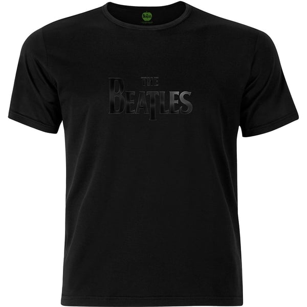 The Beatles Unisex T-Shirt: Drop T Logo (Hi-Build) (X-Large)
