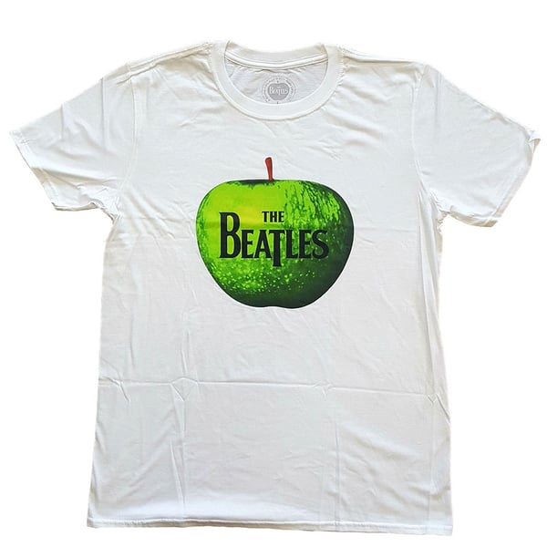 The Beatles Unisex T-Shirt: Apple Logo (Small)