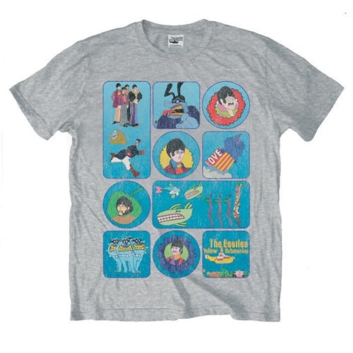 The Beatles Unisex T-Shirt: Yellow Submarine Montage (X-Large)
