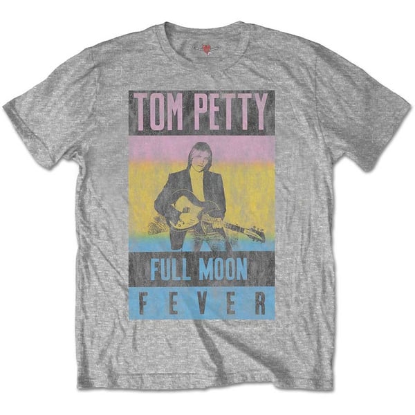Tom Petty & The Heartbreakers Unisex T-Shirt: Full Moon Fever (Soft Hand Inks) (Small)