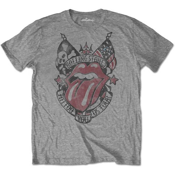 The Rolling Stones Unisex T-Shirt: Tattoo You US Tour (Soft Hand Inks) (XX-Large)