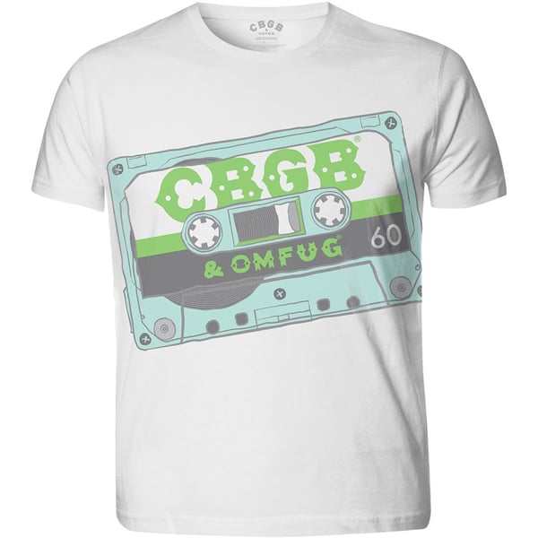 CBGB Unisex Sublimation T-Shirt: Tape (XX-Large)