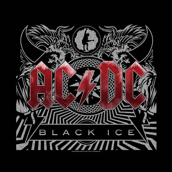 AC/DC Unisex Bandana: Black Ice