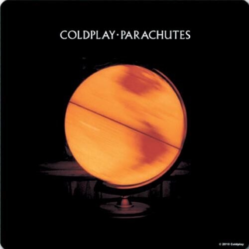 Coldplay Single Cork Coaster: Parachutes