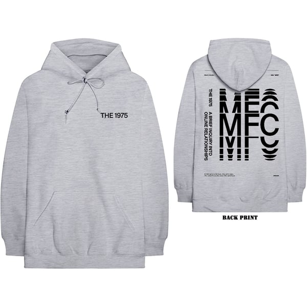 The 1975 Unisex Pullover Hoodie: ABIIOR MFC (Back Print) (Large)