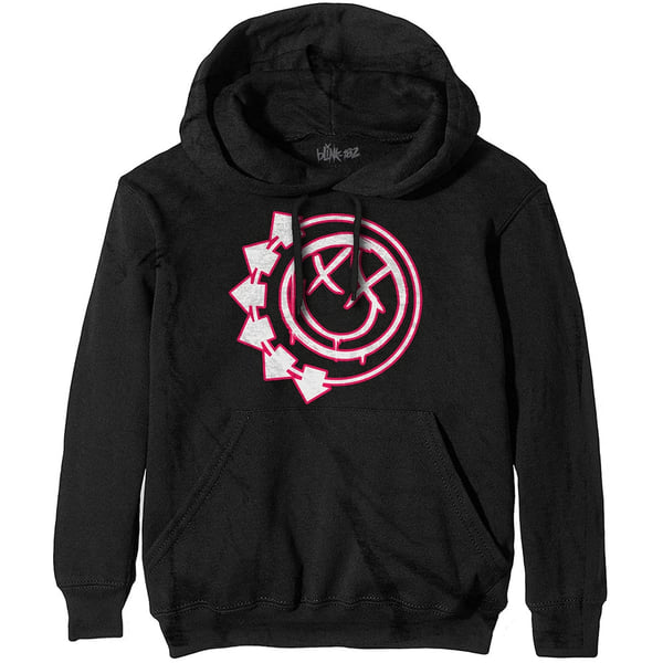 Blink-182 Unisex Pullover Hoodie: Six Arrow Smiley (Large)