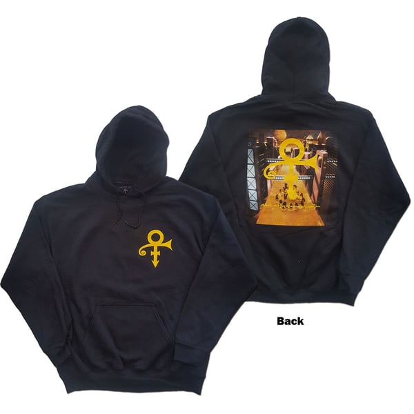 Prince Unisex Pullover Hoodie: Love Symbol (Back Print) (Large)
